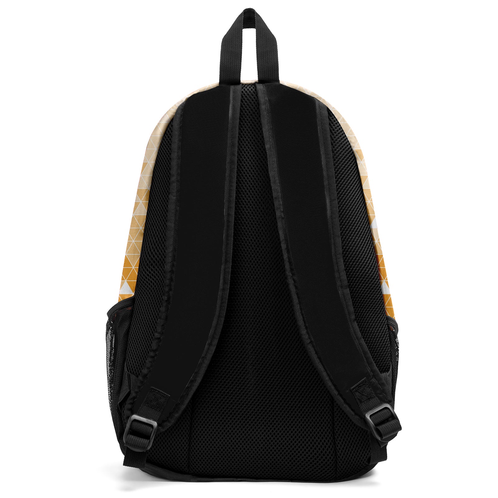 Customize Orange Black Sports Backpacks Featuring Personalized Names, Numbers and Logos