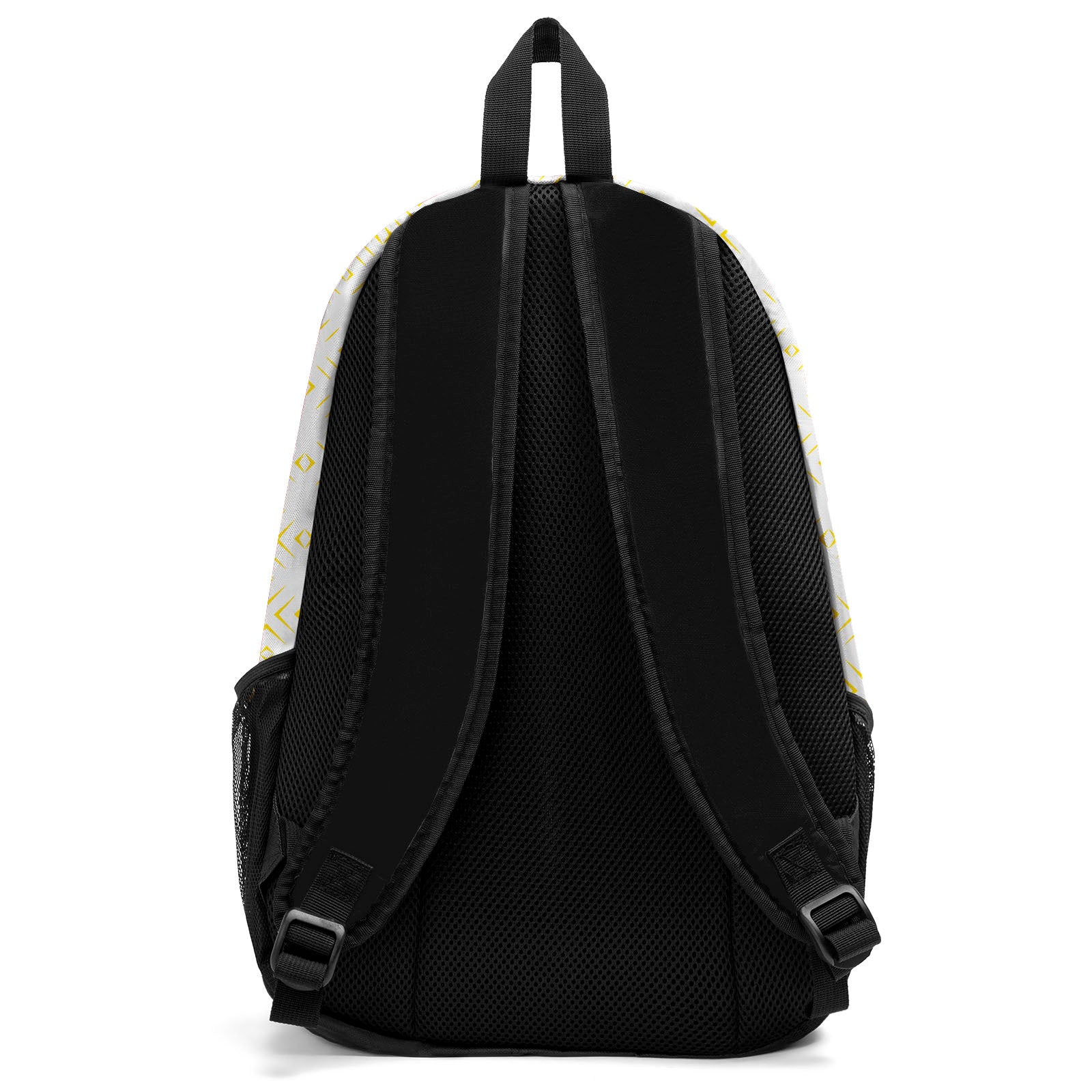 Customize White Black Yellow Backpacks Featuring Personalized Names, Numbers and Logos