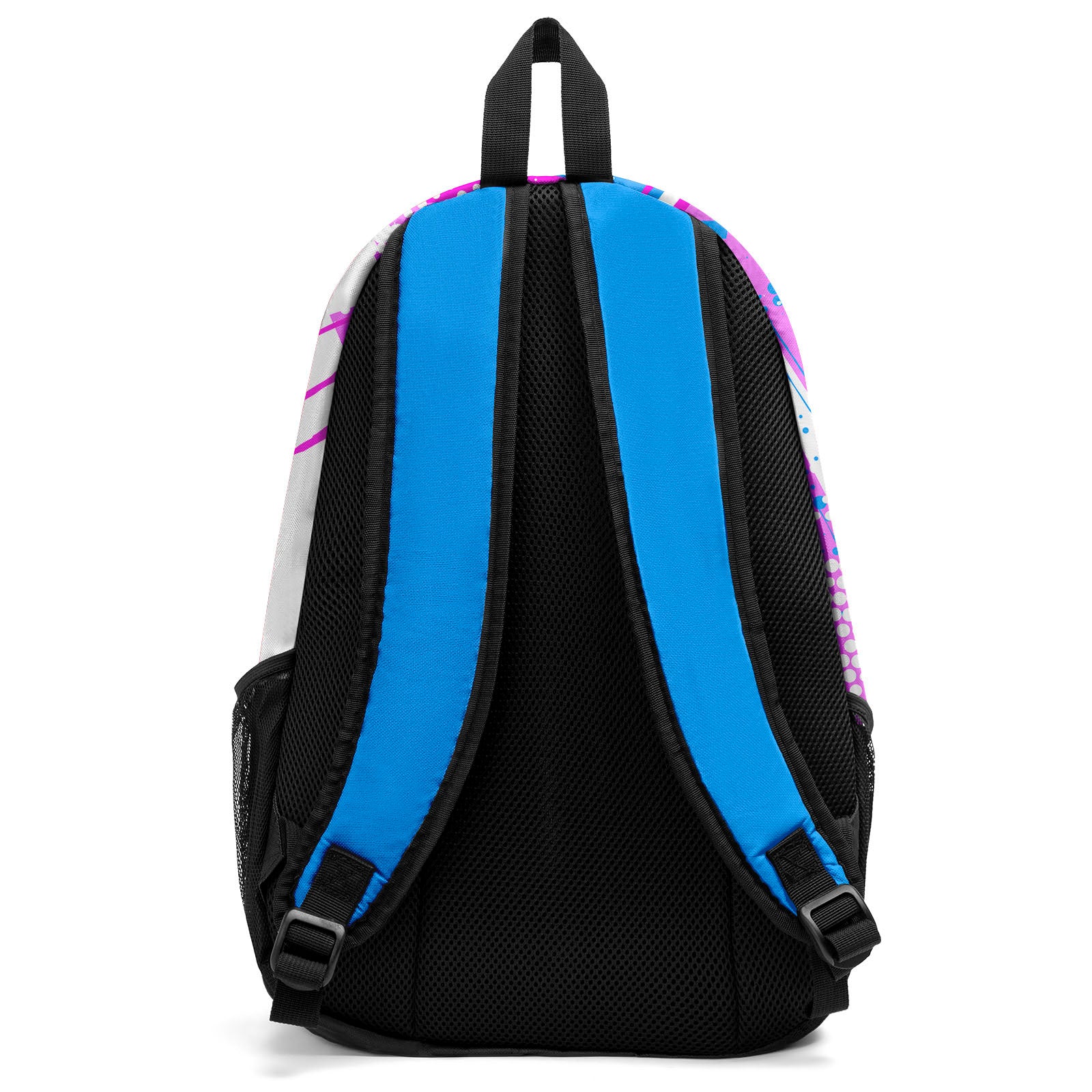 Customize Blue Pink Backpacks Featuring Personalized Names, Numbers and Logos