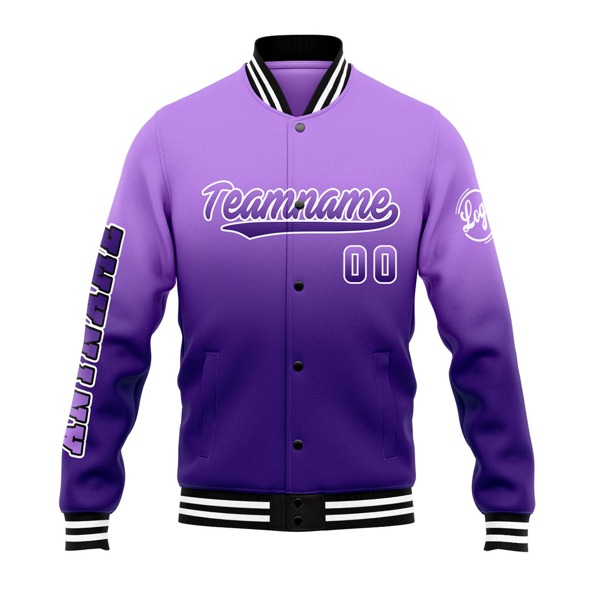 Custom Varsity Jacket Letterman Jacket For Men, Women And Youth Purple