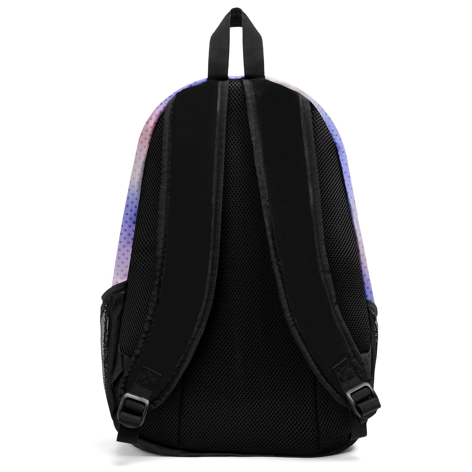 Customize Purple Black Sports Backpacks Featuring Personalized Names, Numbers and Logos