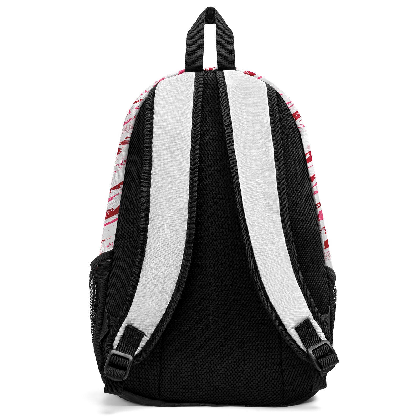 Customize Red White Black Backpacks Featuring Personalized Names, Numbers and Logos