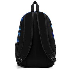 Customize Blue Black Sports Backpacks Featuring Personalized Names, Numbers and Logos