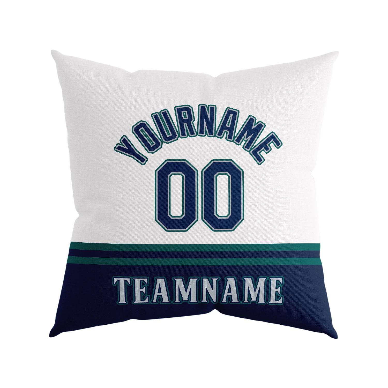 Custom Baseball Throw Pillow for Men Women Boy Gift Printed Your Personalized Name Number Seattle