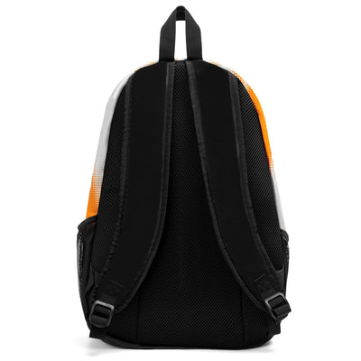 Customize Orange White Backpacks Featuring Personalized Names, Numbers and Logos