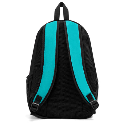 Customize Teal Black Backpacks Featuring Personalized Names, Numbers and Logos