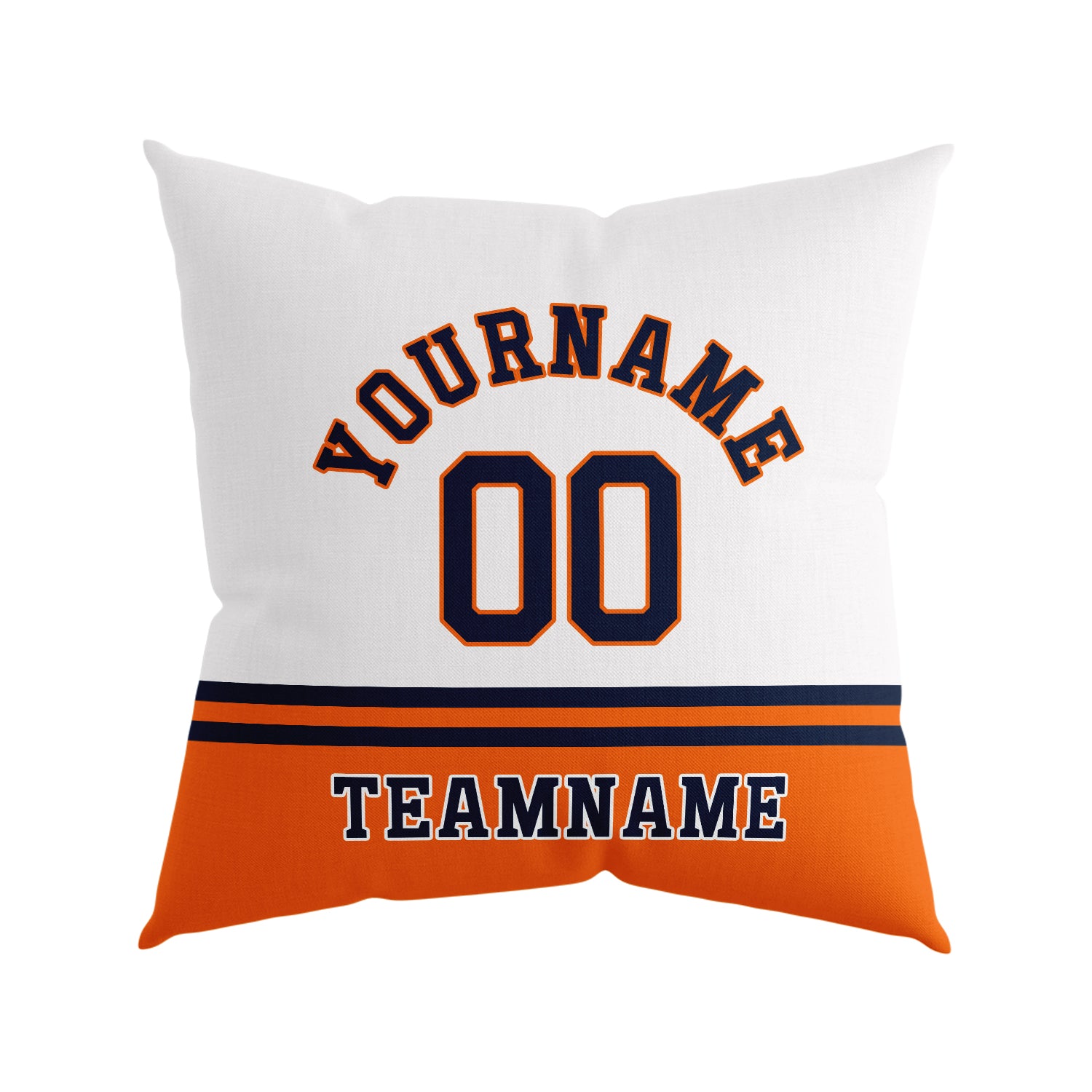 Custom Baseball Throw Pillow for Men Women Boy Gift Printed Your Personalized Name Number Houston