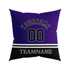 Custom Baseball Throw Pillow for Men Women Boy Gift Printed Your Personalized Name Number Colorado