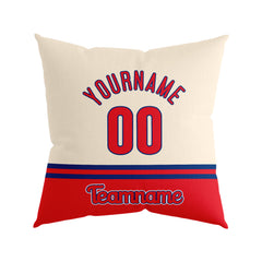 Custom Baseball Throw Pillow for Men Women Boy Gift Printed Your Personalized Name Number Philadelphia