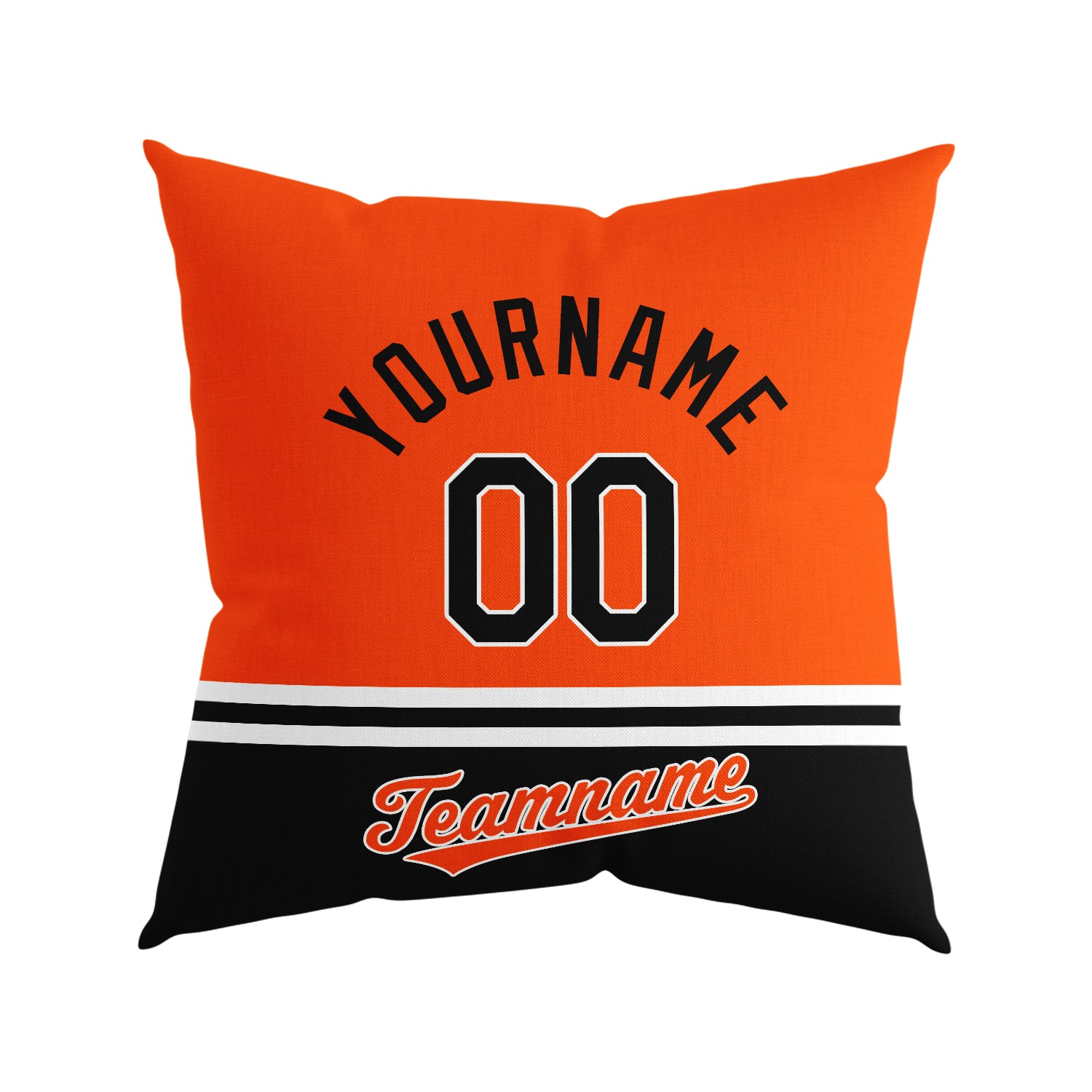 Custom Baseball Throw Pillow for Men Women Boy Gift Printed Your Personalized Name Number Baltimore