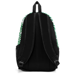 Customize Green White Backpacks Featuring Personalized Names, Numbers and Logos