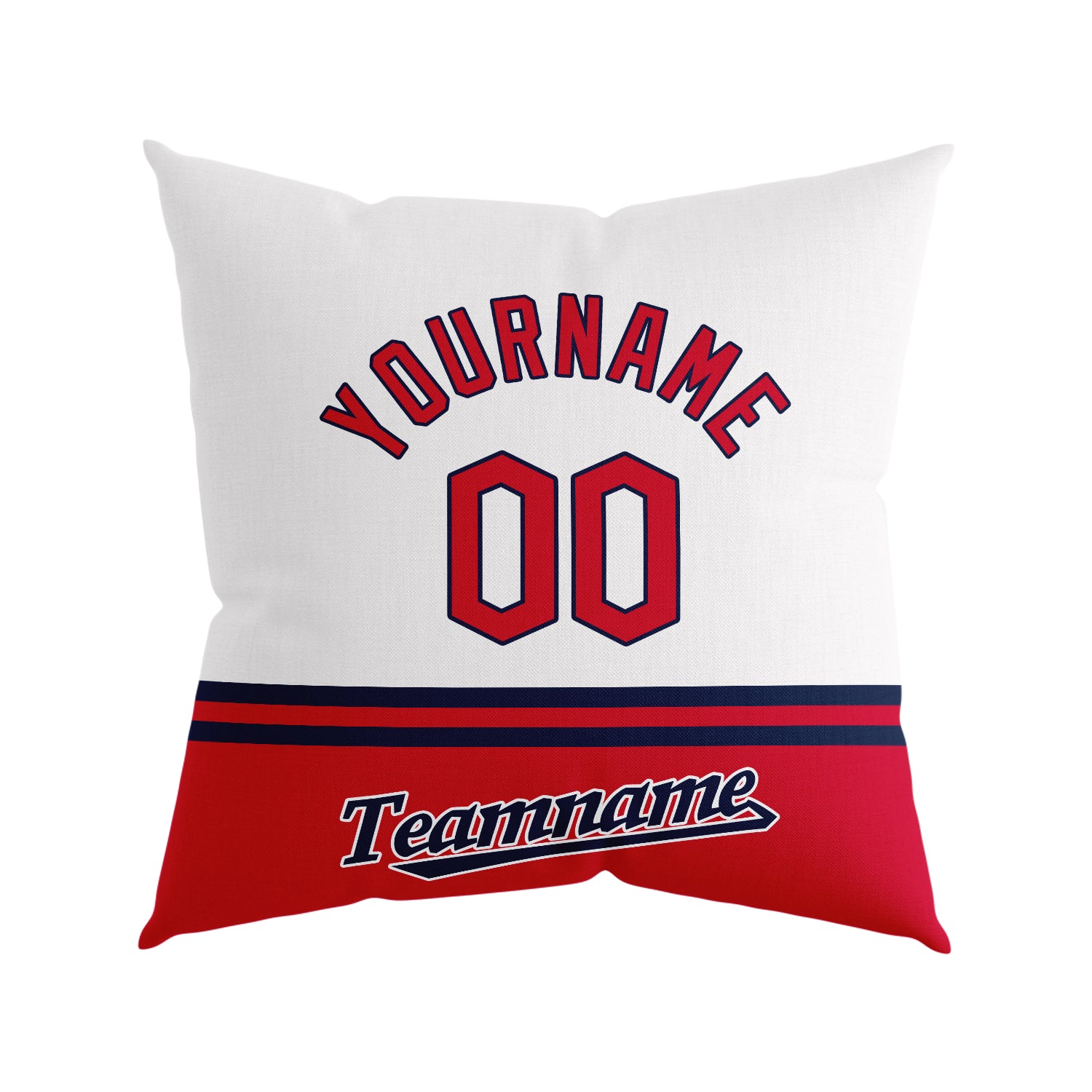 Custom Baseball Throw Pillow for Men Women Boy Gift Printed Your Personalized Name Number Cleveland