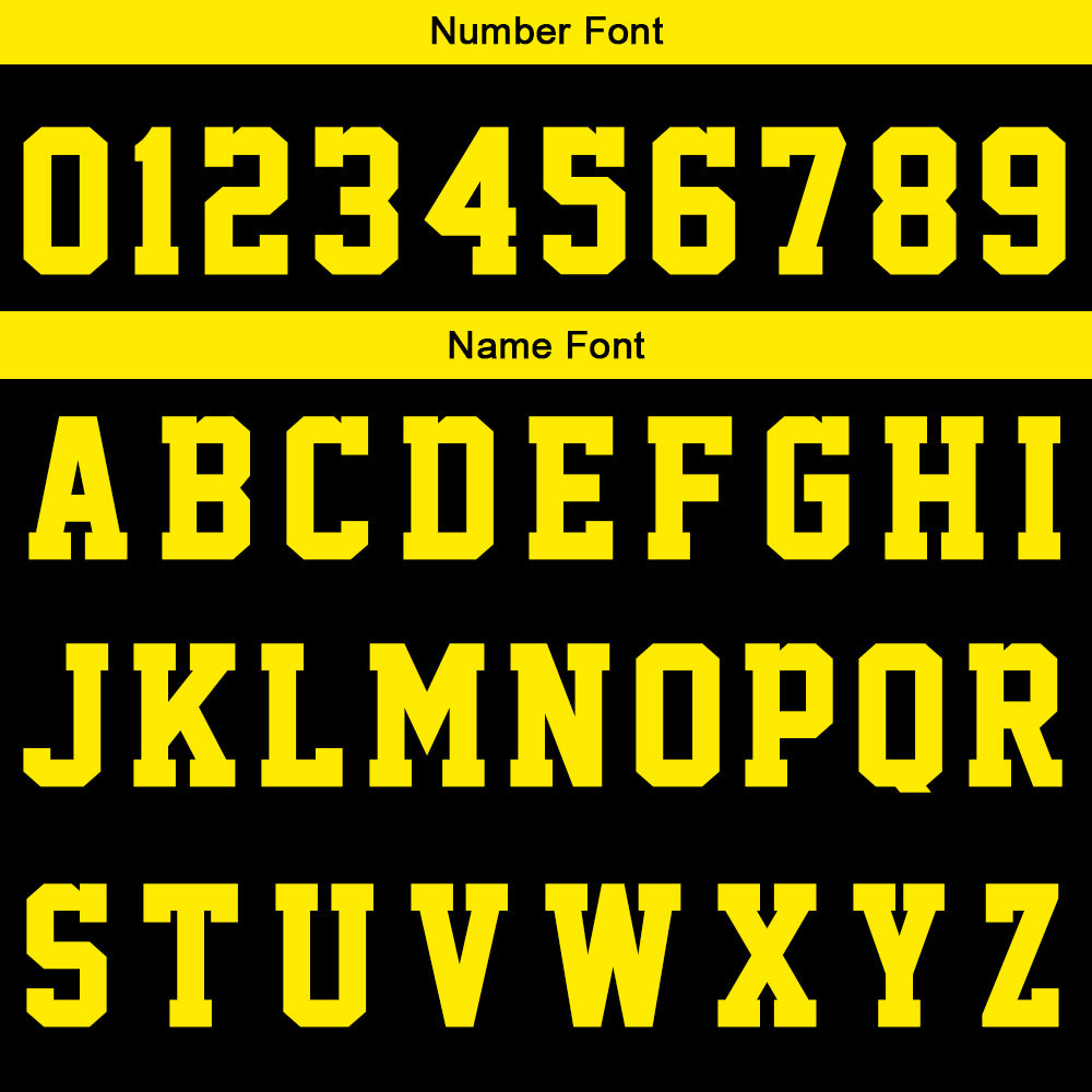 Custom Black-Yellow Basketball Jersey for man women uniform Suit Kids Adults Personalized Jersey