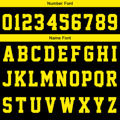 Custom Black-Yellow Basketball Jersey for man women uniform Suit Kids Adults Personalized Jersey