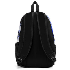 Customize Blue White Backpacks Featuring Personalized Names, Numbers and Logos