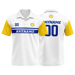 Custom Football Polo Shirts  for Men, Women, and Kids Add Your Unique Logo&Text&Number Los Angeles