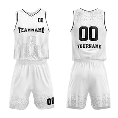 Custom White-Night View Basketball Jersey for man women uniform Suit Kids Adults Personalized Jersey