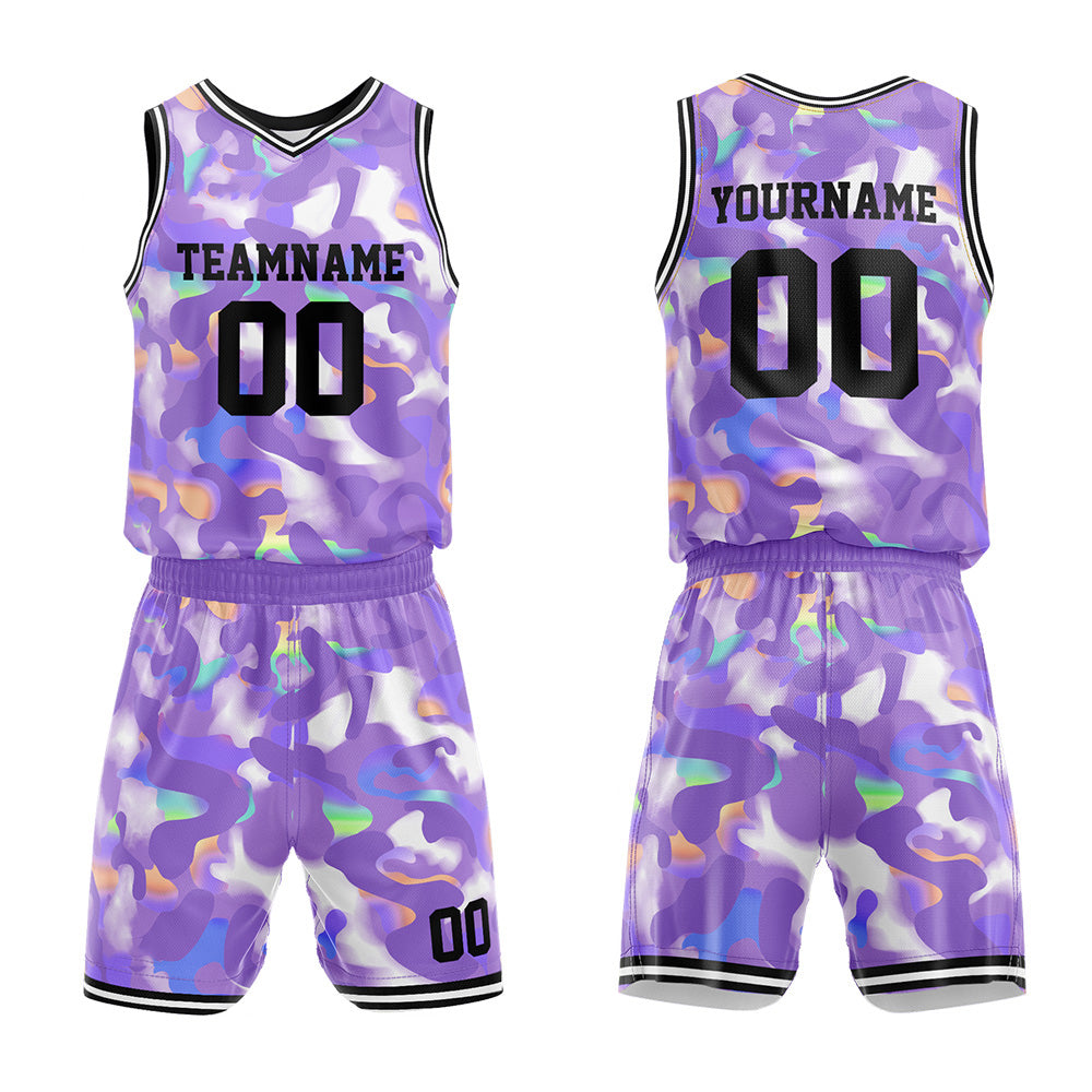 Custom Lavender Basketball Jersey for man women uniform Suit Kids Adults Personalized Jersey