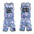 Custom Grey Blue Basketball Jersey for man women uniform Suit Kids Adults Personalized Jersey