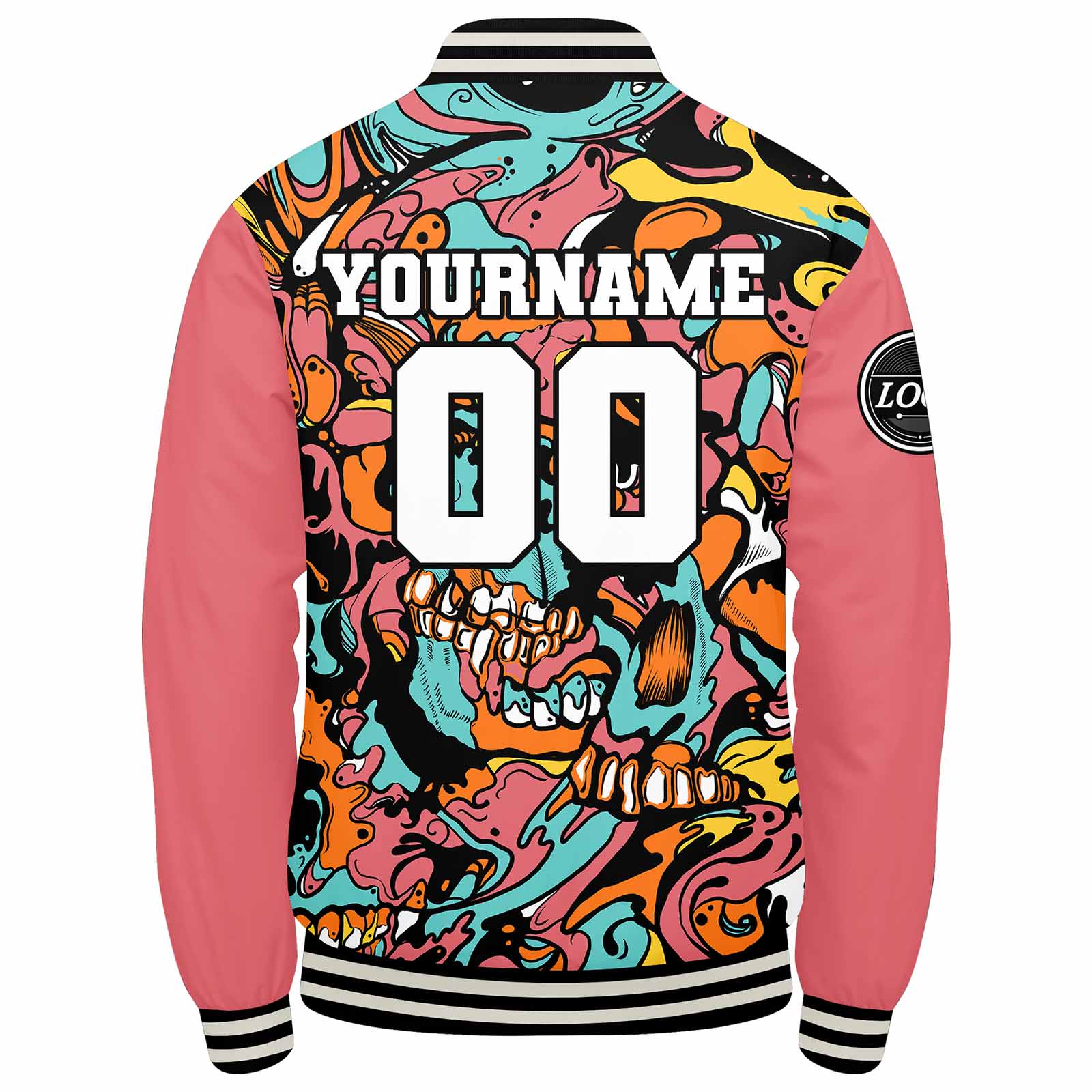 Custom Varsity Jacket Letterman Jacket For Men, Women And Youth Pink