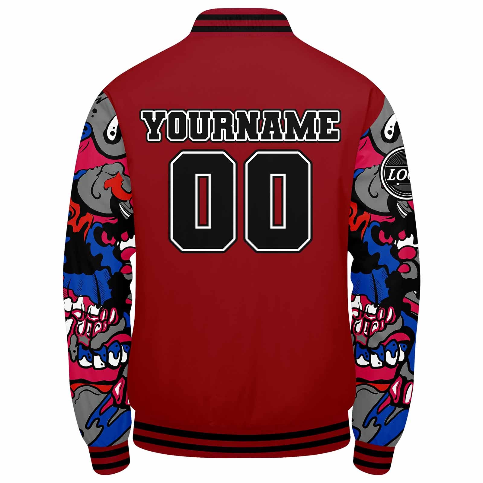 Custom Varsity Jacket Letterman Jacket For Men, Women And Youth Red