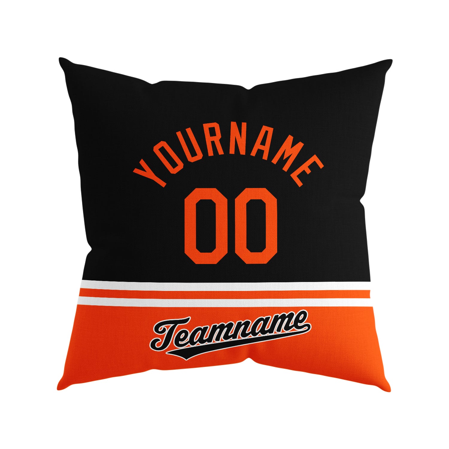 Custom Baseball Throw Pillow for Men Women Boy Gift Printed Your Personalized Name Number Baltimore