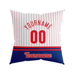 Custom Baseball Throw Pillow for Men Women Boy Gift Printed Your Personalized Name Number Philadelphia