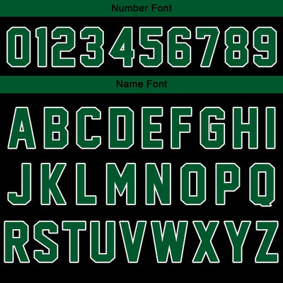 Custom Varsity Jacket Letterman Jacket For Men, Women And Youth Black Green