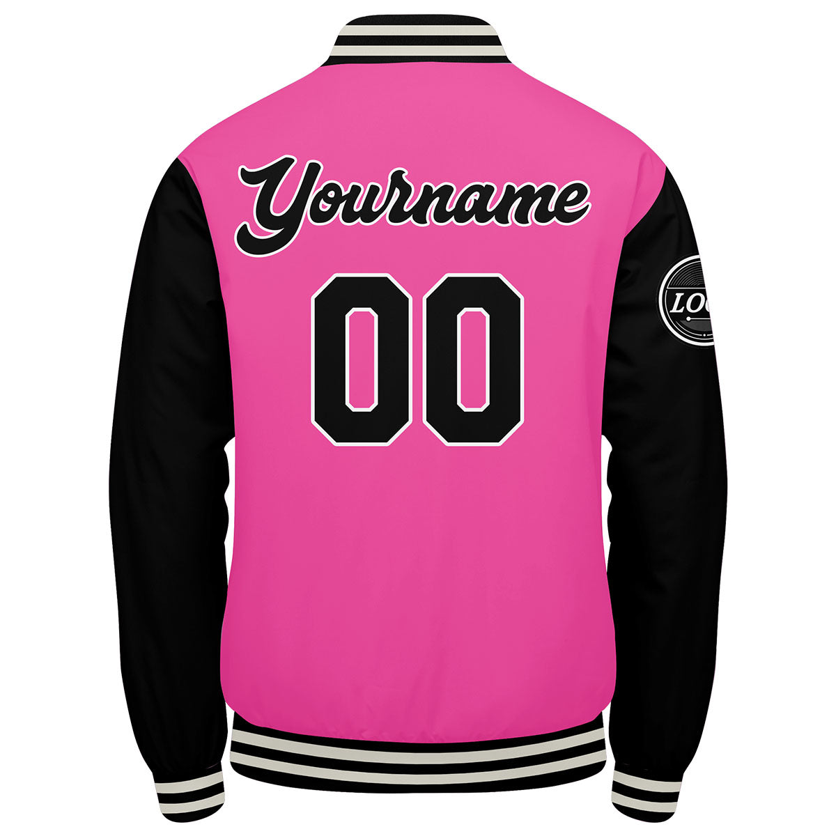 Custom Varsity Jacket Letterman Jacket For Men, Women And Youth Pink