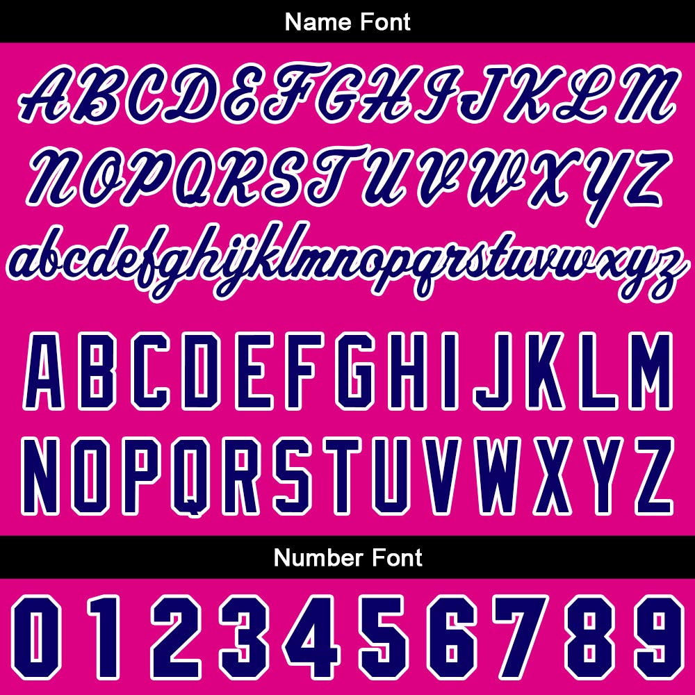 Custom Gradient Hoodie For Man Woman Girl Boy Print Your Logo Name Number Fuchsia Navy