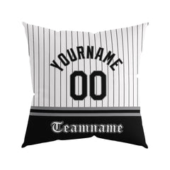 Custom Baseball Throw Pillow for Men Women Boy Gift Printed Your Personalized Name Number Chicago