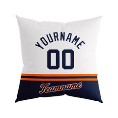 Custom Baseball Throw Pillow for Men Women Boy Gift Printed Your Personalized Name Number Detroit