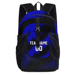 Customize Royal Black White Backpacks Featuring Personalized Names, Numbers and Logos