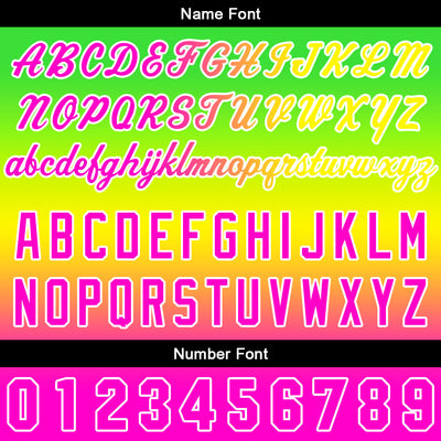 Custom Sweatshirt Hoodie For Man Woman Girl Boy Print Your Logo Name Number Green Yellow  Pink