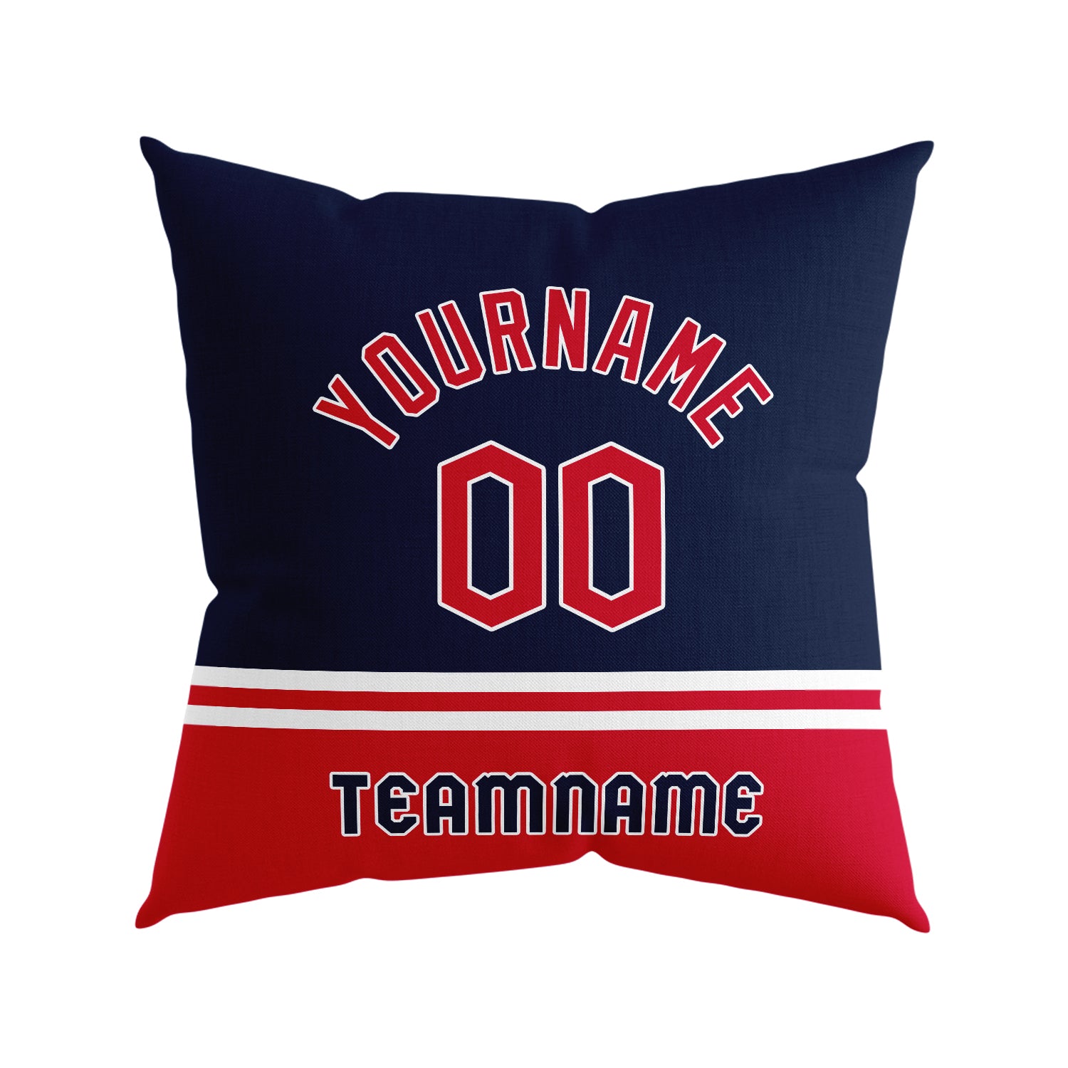 Custom Baseball Throw Pillow for Men Women Boy Gift Printed Your Personalized Name Number Cleveland