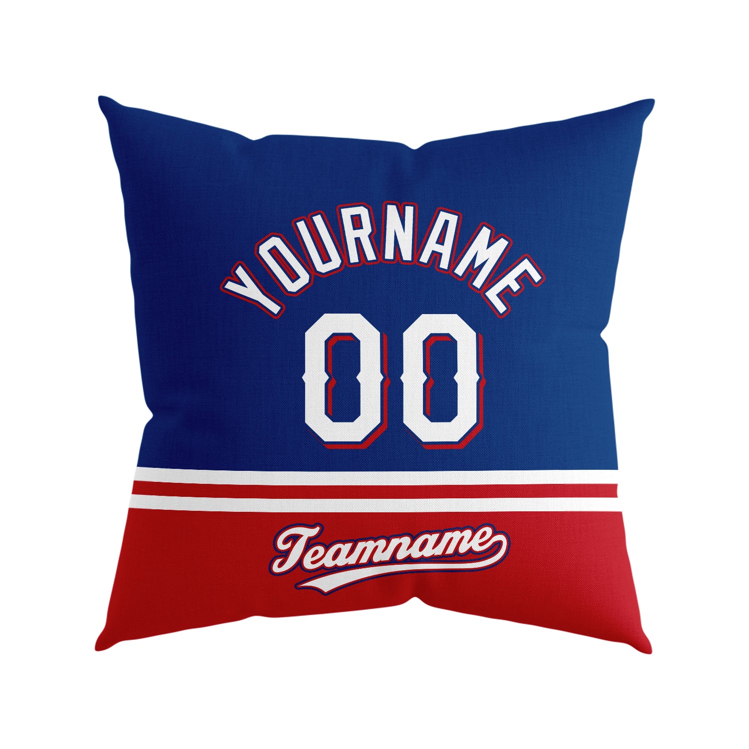 Custom Baseball Throw Pillow for Men Women Boy Gift Printed Your Personalized Name Number Texas