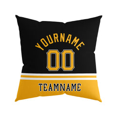 Custom Baseball Throw Pillow for Men Women Boy Gift Printed Your Personalized Name Number Pittsburgh