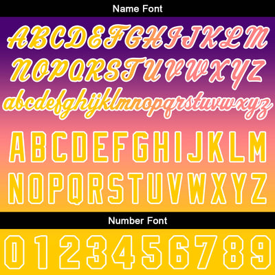 Custom Sweatshirt Hoodie For Man Woman Girl Boy Print Your Logo Name Number Purple Yellow