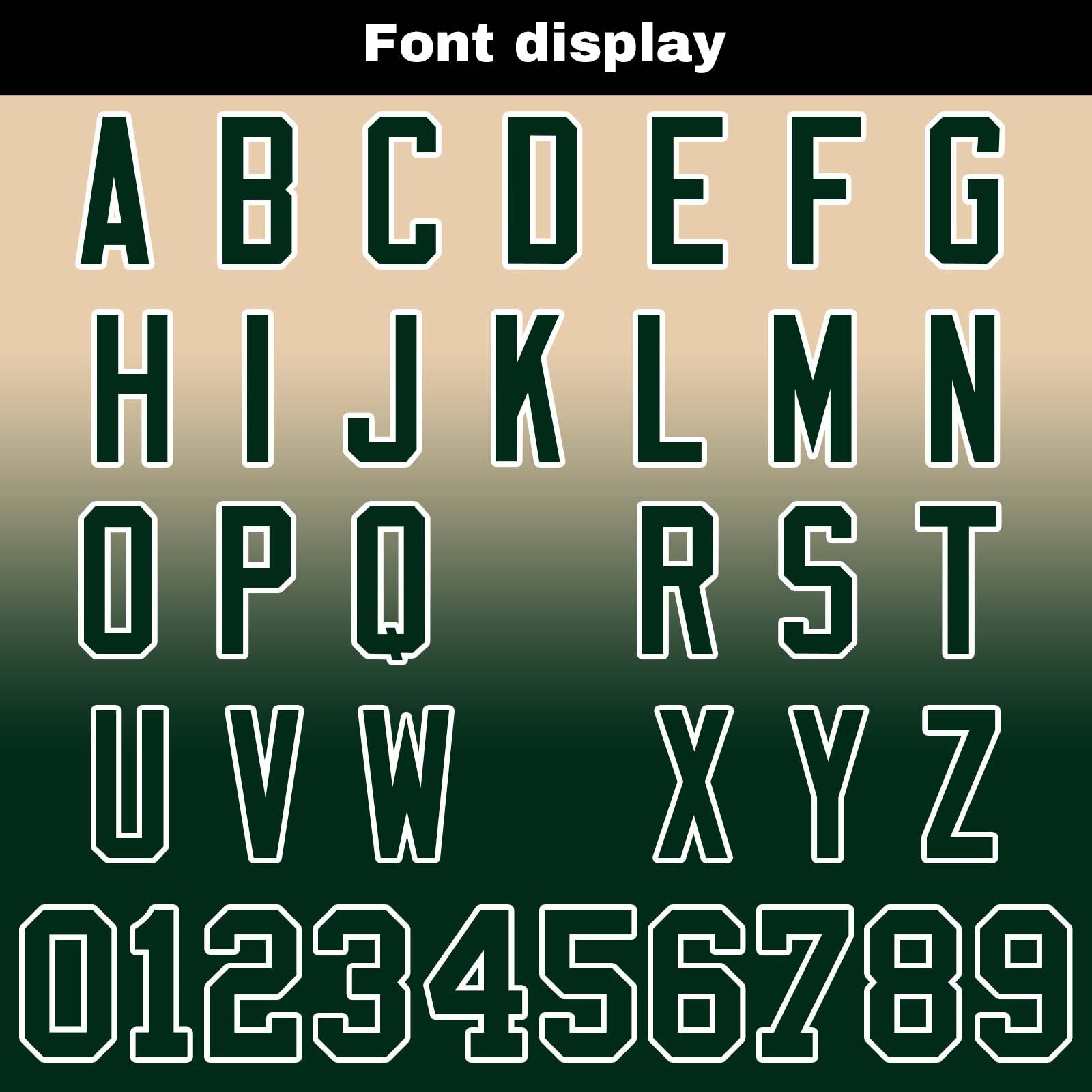 Custom Gradient Hoodie For Man Woman Girl Boy Print Your Logo Name Number Khaki Dark Green