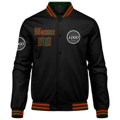 Custom Varsity Jacket Letterman Jacket For Men, Women And Youth Red Green