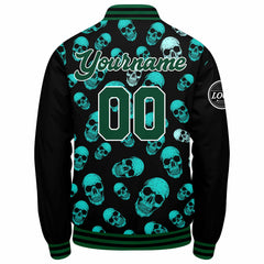 Custom Varsity Jacket Letterman Jacket For Men, Women And Youth Dark Green