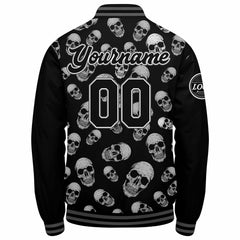 Custom Varsity Jacket Letterman Jacket For Men, Women And Youth Grey