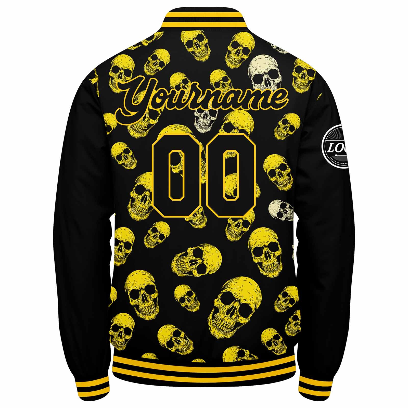 Custom Varsity Jacket Letterman Jacket For Men, Women And Youth Yellow