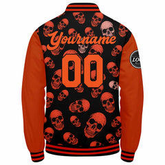 Custom Varsity Jacket Letterman Jacket For Men, Women And Youth Orange