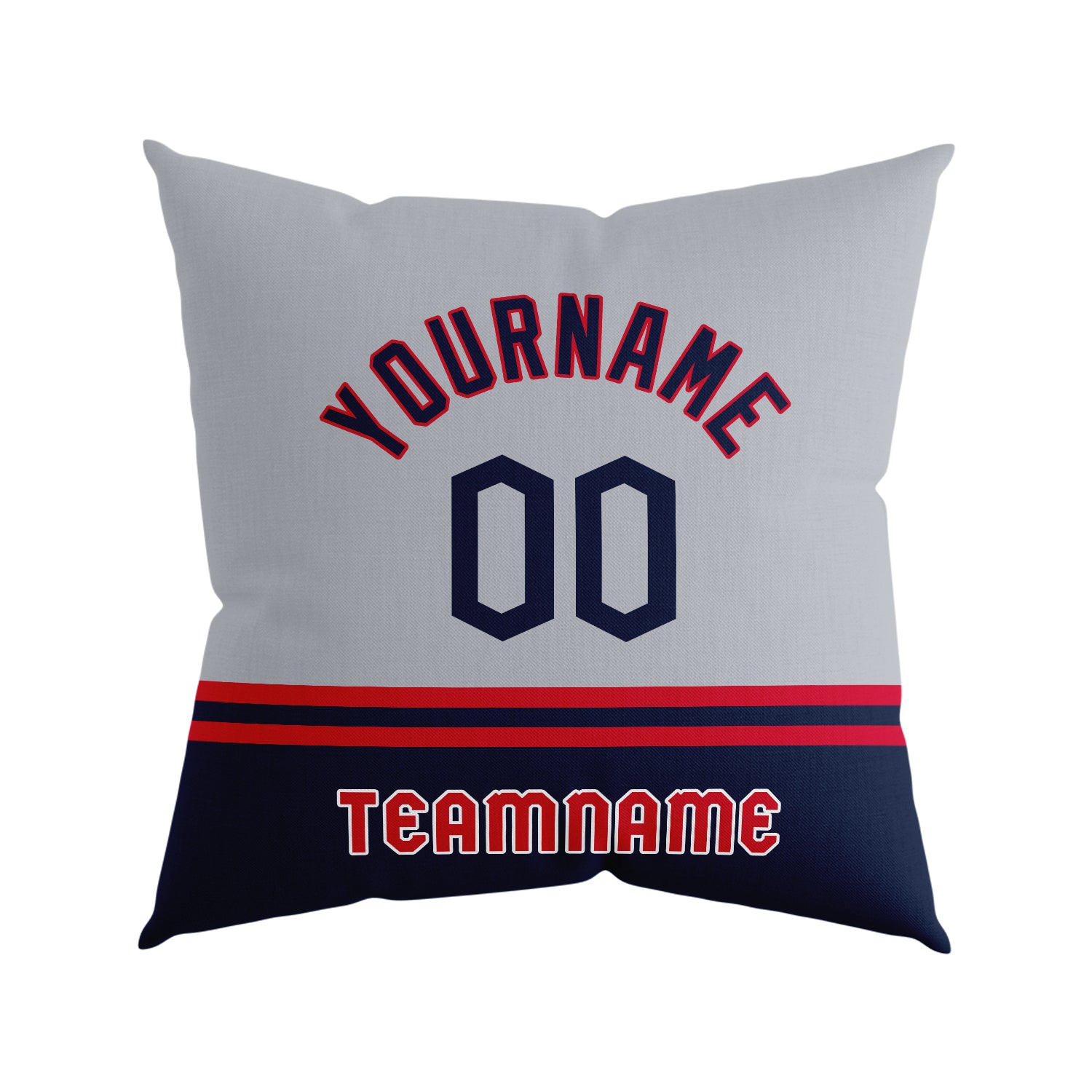 Custom Baseball Throw Pillow for Men Women Boy Gift Printed Your Personalized Name Number Cleveland