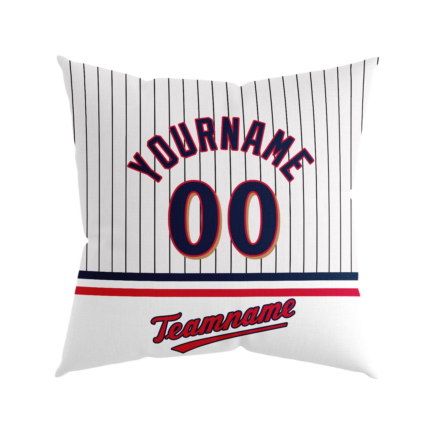 Custom Baseball Throw Pillow for Men Women Boy Gift Printed Your Personalized Name Number Minnesota