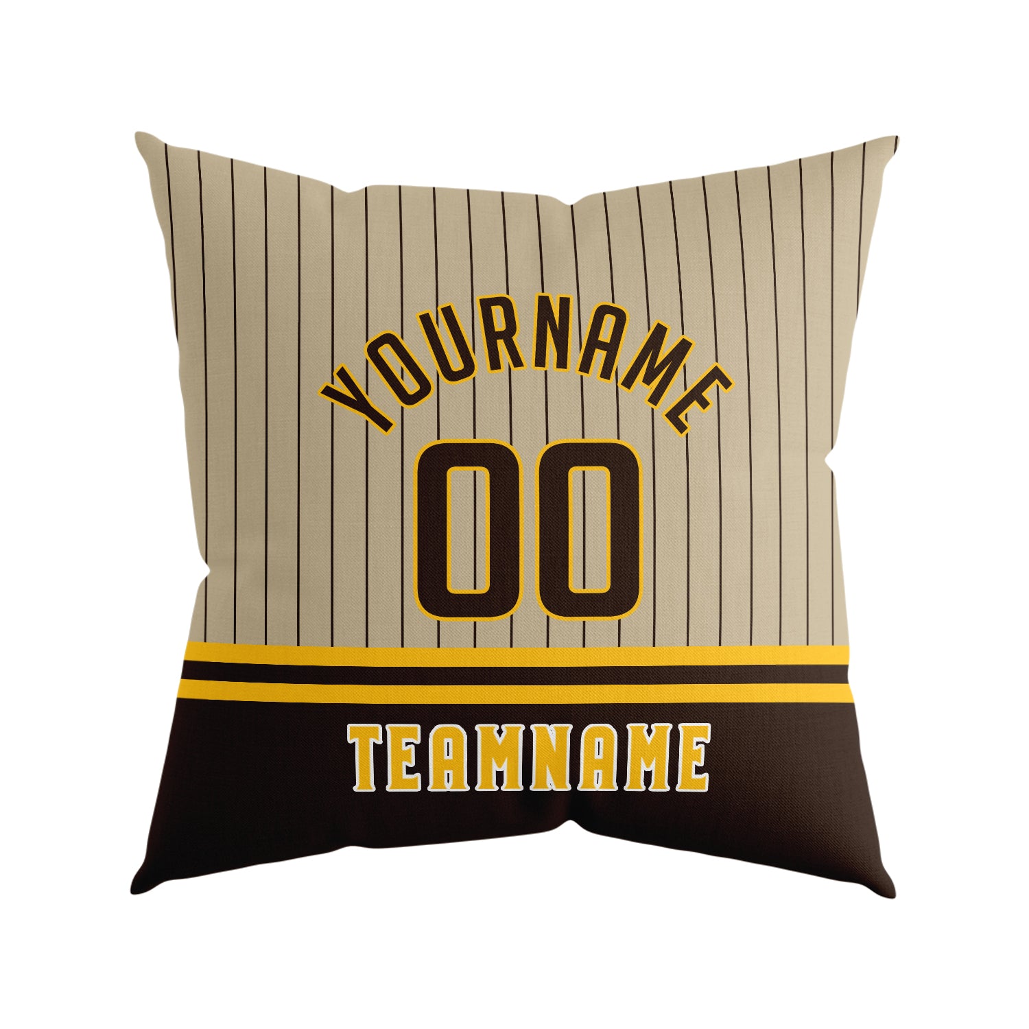 Custom Baseball Throw Pillow for Men Women Boy Gift Printed Your Personalized Name Number San Diego