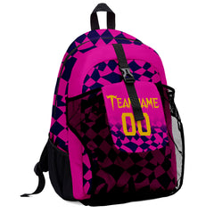 Customize Pink Gold Backpacks Featuring Personalized Names, Numbers and Logos