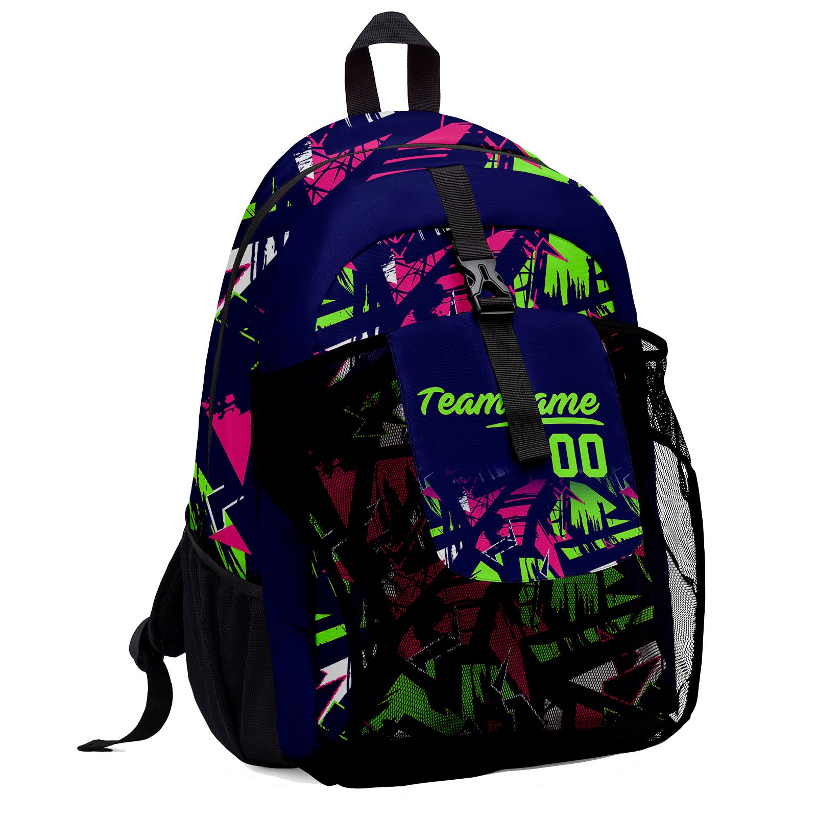 Customize Royal Green Backpacks Featuring Personalized Names, Numbers and Logos