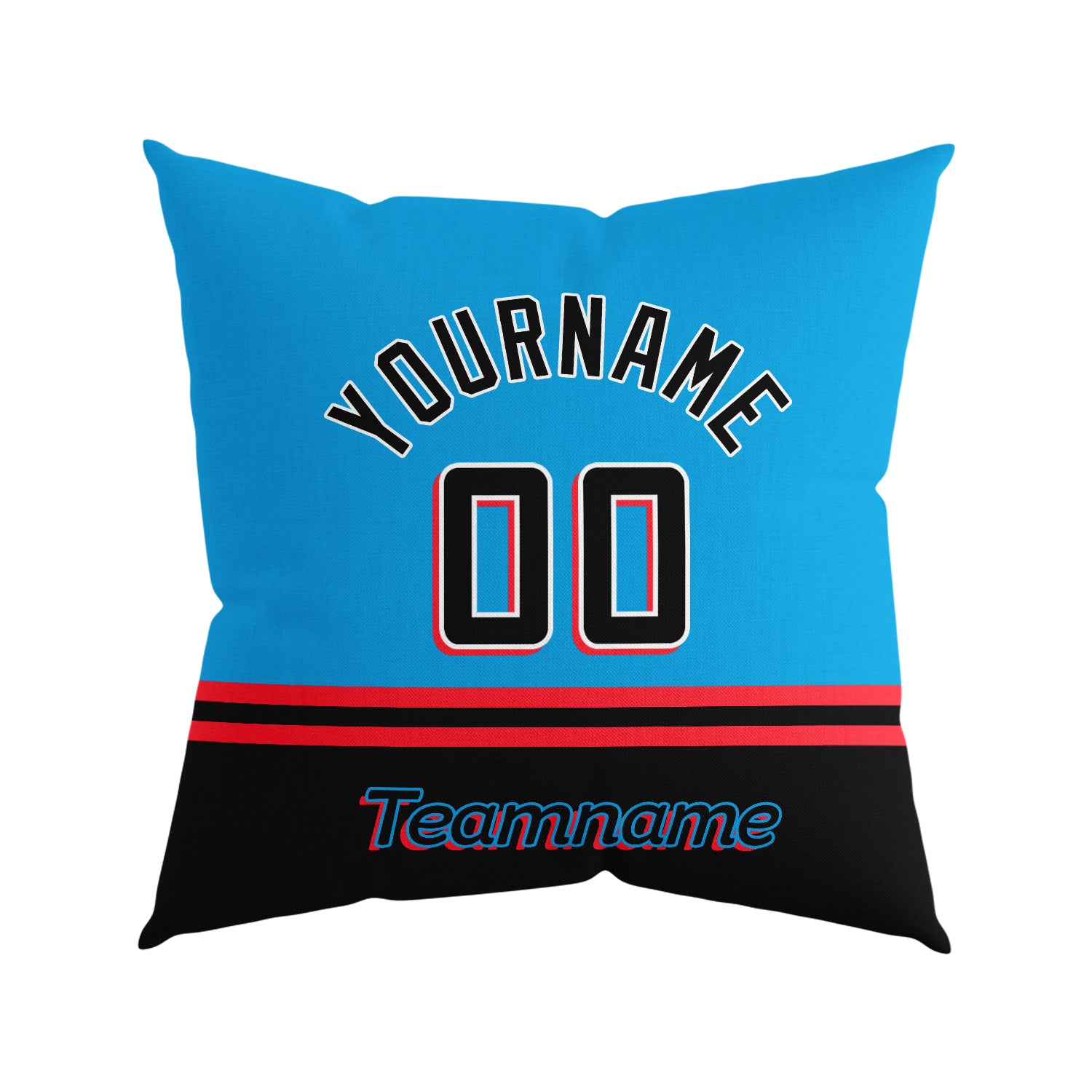 Custom Baseball Throw Pillow for Men Women Boy Gift Printed Your Personalized Name Number Miami